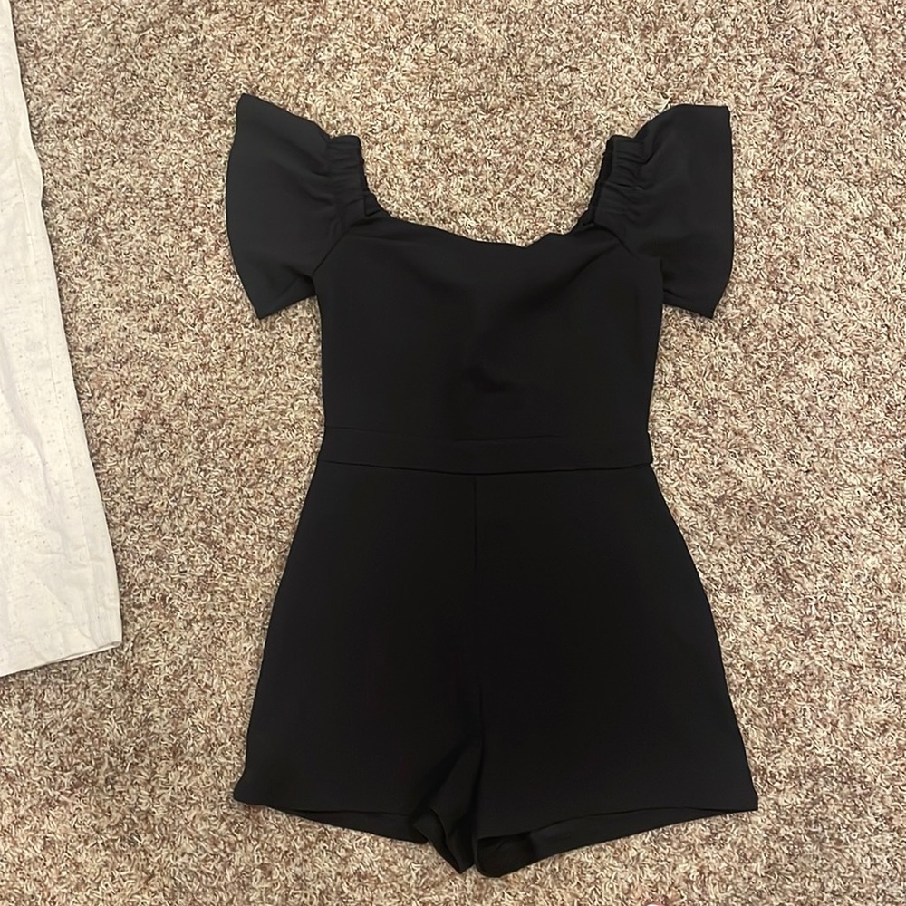 Charlotte Russe size small black romper